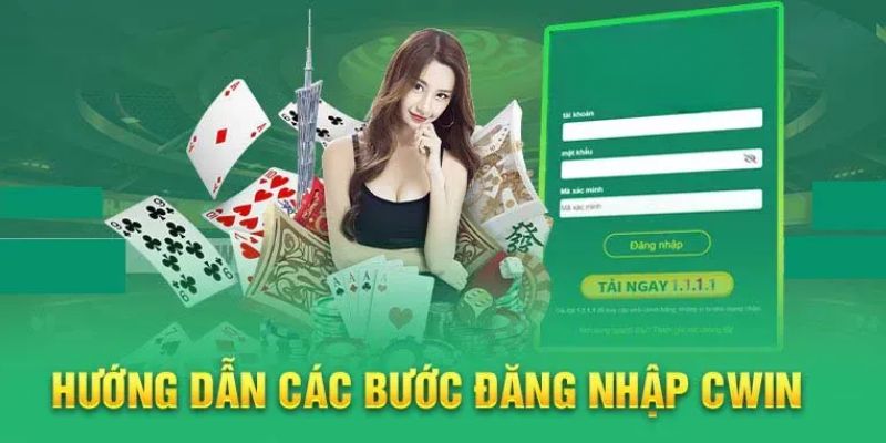 Bước đầu tiên trong quá trình đăng nhập Cwin là vào đúng website nhà cái